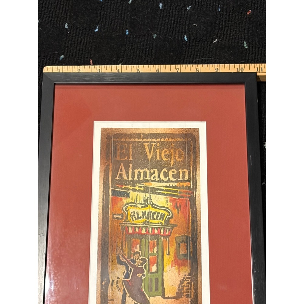 Giovanni de la Boca El Viejo Almacen Buenos Aires Argentina Tango Art Framed - Picture 9 of 12